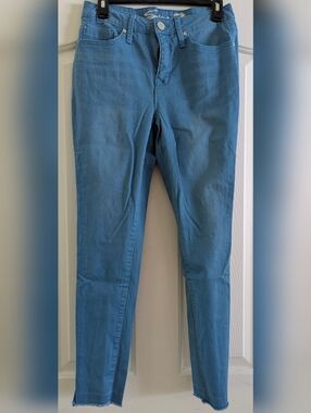 7 For All Mankind Teal Skinny Jeans